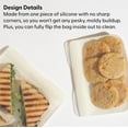 thumbnail image 4 of Bolsa de almacenamiento reutilizable de silicona W&P Porter Sandwich 1360 ml Mint, 4 of 7