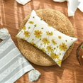 thumbnail image 4 of Yellow Flowers Bees Throw Pillow Cover, 12 x 20 Inch Spring Summer Cushion Case for Sofa Couch, 4 of 6