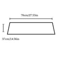 thumbnail image 5 of Huhudde Women Aesthetic Flower Lace Layering Short Apron Skirt Hip Covering Overskirt Tie Up Bandage A Line Hip Scarf Half Skirt, 5 of 21