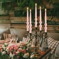thumbnail image 5 of 4pcs Tapered Candlesticks Spiral Taper Candle, 10 Inch Pink Candlestick Twisted Taper Candles for Dinner Table Decor Housewarming Gift Idea, 5 of 5