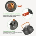 thumbnail image 3 of Camping Grill Cooking Cookware Kit Stainless Steel Camping Pots and Frying Pans AllinOne Outdoor Portable Camp Cookset Grilling Tools for Backing & Campfire (Person, 3 of 7