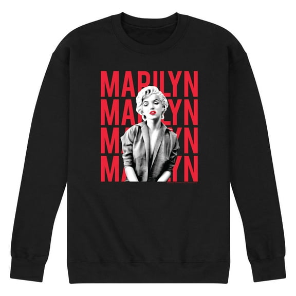Marilyn Monroe - Men's Crew Neck Fleece Pullover