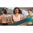 thumbnail image 4 of Rosvigor 3 Pack Plus Size Sports Bra for Women Seamless Wirefree Bras Women Comfort Bra with Removable Pads, 4 of 6