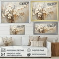 thumbnail image 4 of Designart "Blooming Beige Orchid" Orchids Floater Framed Canvas Wall Art, 4 of 5