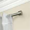 thumbnail image 6 of (2 pack) Mainstays 3/4" Nickel End Cap Adjustable Single Curtain Rod Set, 30-84", 6 of 9