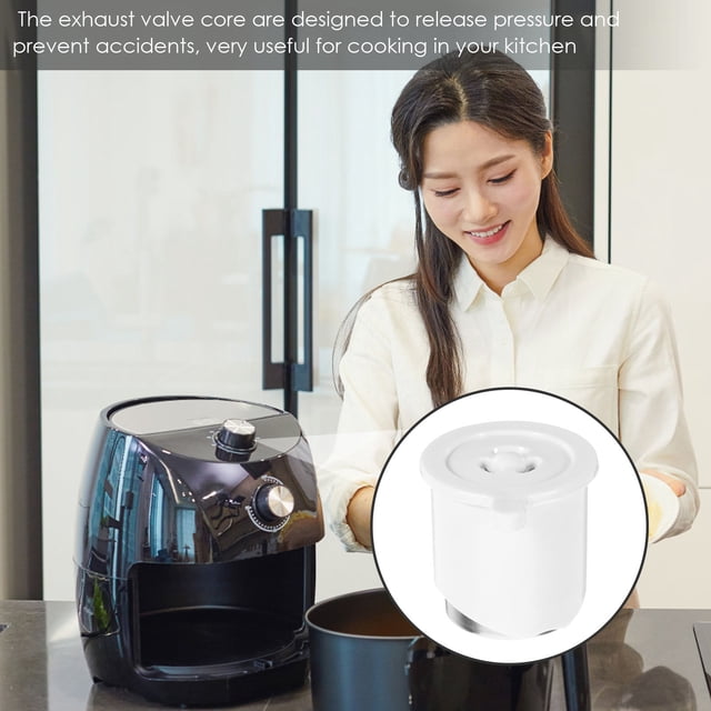 DEEPCRAFF Steam Release Diverter Pressure Cooker Parts White Safe Cooking 1Set