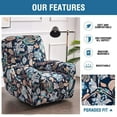 thumbnail image 3 of Recliner Slipcovers -Pieces Lazyboy Recliner Covers Recliner Couch Covers Recliner Chair Cover Non Slip Reclining Slipcovers with Storage Pockets Furniture Protector for Living Room, 3 of 8