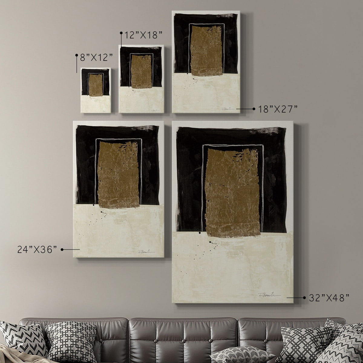 Mossy Reflections II Premium Gallery Wrapped Canvas - Ready to Hang