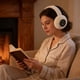 thumbnail image 1 of Orejeras De Poliéster Orejeras Bluetooth blancas con almohadillas cálidas, auriculares inalámbricos para música y llamadas, diseño plegable para deportes en interiores y exteriores (1 unidad) JASKFLY, 1 of 8