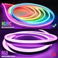 thumbnail image 3 of LED with Neon with Rainbow Effect, Waterproof IP65 LED Strip 213 Color Effects 3M Controlled by APP, 3 of 5
