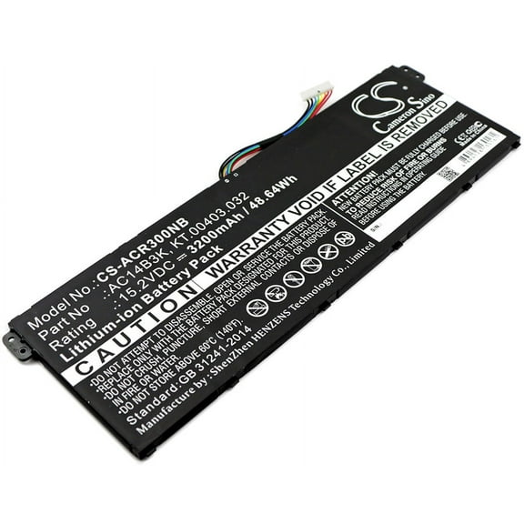 Battery for Acer Aspire R3 R5 ES15 TravelMate B117 TMP238 AC14B3K KT.00403.032