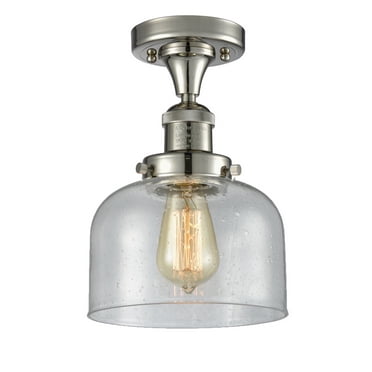1 Light Vintage Dimmable Led Semi-Flush Mount