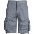 thumbnail image 2 of SDNall Mens Cargo Shorts Work Shorts Mid-Waist Multi-Pocket Casual Sports Shorts (Gray,Sizes:S-2XL), 2 of 9