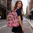 thumbnail image 4 of KUIFORTI Dog Flower Kids School Backpack for Elementary School Students Waterproof Boys Book Bags with Laptop Compartment Comfortable Bookbags, 4 of 7