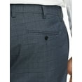 thumbnail image 3 of Windowpane Suit Pants Blue 58 x 30, 3 of 6