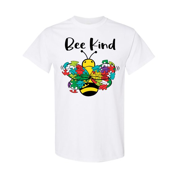 Inktastic Autism Awareness Bee Kind T-Shirt