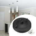 thumbnail image 6 of Ceiling Rose Hook Plate Ceiling Rose with Hook Chandelier Part Heavy Duty Lamp Base Hook Pendant Lamp Roof Sucking Disk Ceiling Hook Plate black, 6 of 7