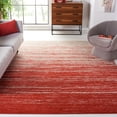 thumbnail image 2 of SAFAVIEH Adirondack Esmond Striped Area Rug, Orange/Grey, 8' x 10' - Large - Modern Design, Orange & Grey, Ideal for Living Room, Bedroom, Dining Space, 2 of 11