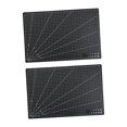 thumbnail image 1 of KLKCMS 2Pcs Cutting Mats 18 x 24 inch Gridded for Crafts Scrapbooking Hobby Project Black, 1 of 9