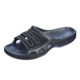 thumbnail image 1 of Roxoni Men's Open Toe Slip On Slide Slippers; Very Lightweight with Foam Upper-Great for Beach and Pool, 1 of 40