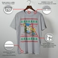 thumbnail image 3 of Men's The Simpsons Christmas Family Sledding Adventure Graphic Tee Silver Medium, 3 of 9