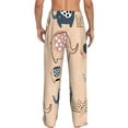thumbnail image 3 of Balery Cute Ink Drawn Elephants print Men's Pajama Pants,Ultra Lightweight Pjs,Lounge Pant-Small, 3 of 9