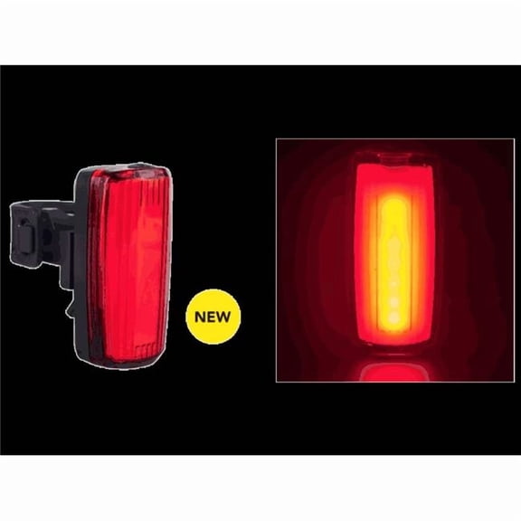 Sleek LED Bicycle Taillight, Batteries included