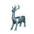thumbnail image 5 of yotijay Cartoon Deer Statue Art Craft Ornament Desk Storage Tray Modern Resin Decorative Standing Blue, 5 of 9