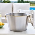 thumbnail image 7 of Better Homes & Gardens Stainless Steel Hammered Round Tub, 15 in, 7 of 7