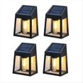 thumbnail image 3 of 4 Piezas Luz Solar Al Aire Libre Jardín Luz Solar Lámpara de Pared Casa Villa Balcón Luz de Pared Terraza Luces Decorativas de, 3 of 5