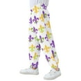 thumbnail image 4 of joogoo Mardi Gras Flower Boys' Sweatpants Jogger Pants 7-8Y, 4 of 8
