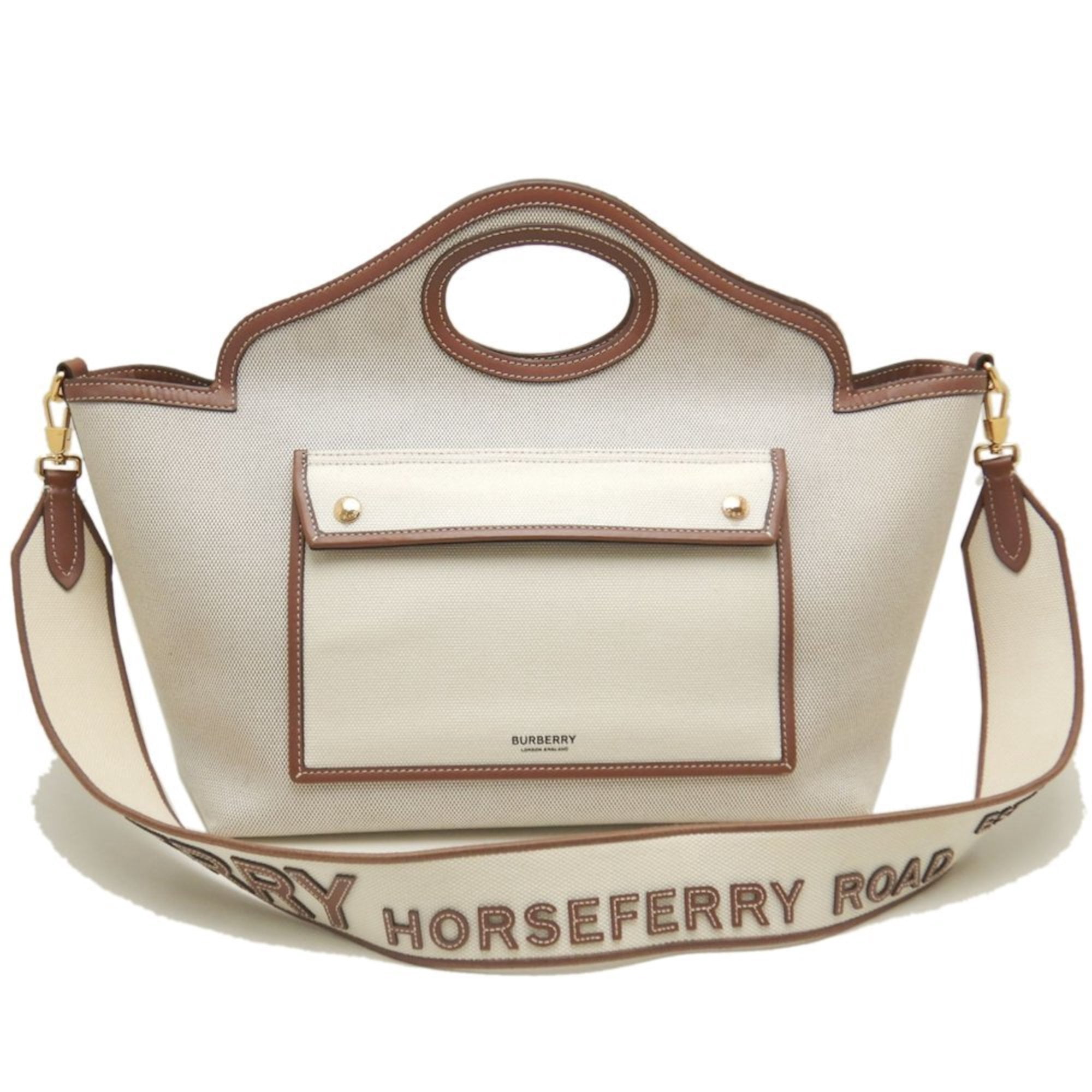 Burberry Leather Handbag Pre-Loved Bag #277330B39B Burberry Pre-Loved Bags in Handbags - Walmart.com main image 2