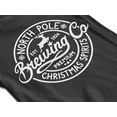 thumbnail image 4 of Christmas North Pole Brewing Co Christmas Spirits Shirt Unisex Men's T-shirt For Men, M, Charcoal, 4 of 6