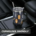 thumbnail image 7 of Halloween Ghost Tumbler Happy Halloween Pumpkin Coffee Travel Mug with Straw,Thermal with Lids for Hot and Cold Drinks for Fathers Husband Mothers 40 oz Spooky Mug, 7 of 7