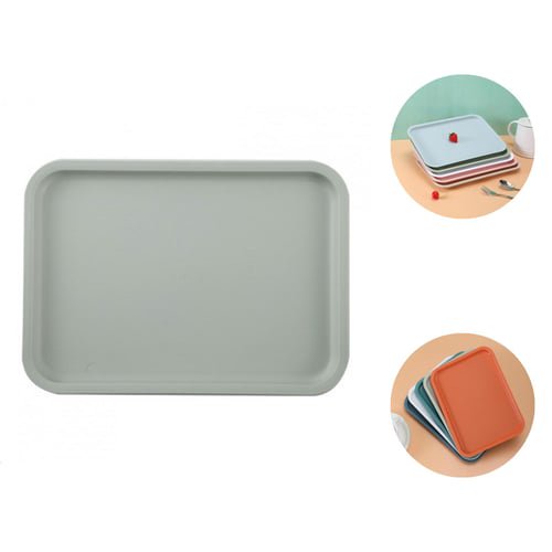 Fruit Storage Tray Nordic Style Pack Food Rectangular Storage Plate for Living Room