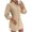 Beige, variant on biudgviw Lounge Dresses for Women Loose Collared Buttons down Shirts Dress Fall Baggy Adjustable Long Sleeve Ruched Mini Dress