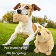 thumbnail image 1 of Mordisco de perros rompecabezas de perros de muñeca plush pellizos interacción de mascotas juguetes que suenan entrenamiento inteligente de juguete chillido, 1 of 7