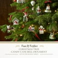 thumbnail image 2 of Spode Christmas Tree Candy Cane Bell Ornament, Elegant Hanging Decoration for Christmas Trees - Holiday Home Accents & Festive Ornament - Thoughtful Keepsake & Gift for Friends & Family, 2 of 7