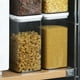 thumbnail image 2 of Injueey Contenedor de almacenamiento de alimentos de 700/1300/1800ML, nevera de cocina de plástico, caja de fideos, tanque de almacenamiento multigrano, Organizadores de utensilios de cocina 1900ML Injueey HA000782-04B, 2 of 6