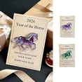 thumbnail image 1 of Adorno decorativo para caballos 2026 – Exquisita pieza de arte plana 2D, material duradero, símbolo positivo, decoración versátil para el hogar u oficina, regalo ideal, acabado duradero, 1 of 6
