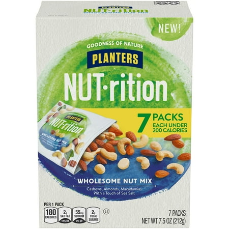 Bird Soy Nut - Planters NUT-rition Wholesome Nut Mix, 7 ct - 7.5 oz Box