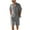 Gray Set for Men, variant on Mrmaere Men's V Neck Scrub Set Short Sleeve Shorts 2 Piece Button Closure Breathable for Daily Army Green L