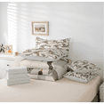 thumbnail image 6 of Manfei Wildlife Duck Camo 7pcs Full Bedding Set - Watercolor Animal Hunting Style, 6 of 8
