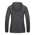 thumbnail image 2 of Little Donkey Andy Women's Lightweight Windbreaker Jacket with Hood Breathable Windproof Spring Fall Summer Jacket Hiking Running Golf UPF50+ Grey 2XL, 2 of 6