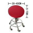 thumbnail image 5 of Round Stool Cover Stretch Bar Stools Seat Cover Barstool Cushion Removable Elastic Chair Pad Protector for 12-15 inch Round Stool, 5 of 7