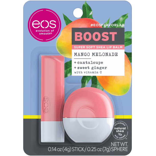 eos flavorlab Lip Balm Stick & Sphere Boost , Mango Melonade