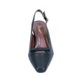 thumbnail image 6 of PEERAGE Jodie Women's Wide Width Leather Slingback Dress Pumps, 6 of 11