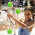 thumbnail image 4 of HHBEAUTY 10 Pcs Balles d'Eau Réutilisables, Ballons d'Eau Réutilisables pour Jouets et Jeux Extérieurs, Jouets d'Eau pour Enfants et Adultes Garçons et Filles - Balles d'Été pour s'Amuser à la Piscine et dans la Cour Arrière, Vert, 4 of 6