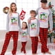 thumbnail image 2 of Pijamas familiares navideños a juego, conjuntos de pijamas a cuadros blancos y negros, My Gnomies, Christams en julio, 2 of 4