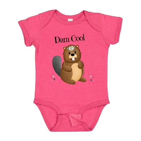 

Inktastic Dam Cool Beaver Gift Baby Boy or Baby Girl Bodysuit